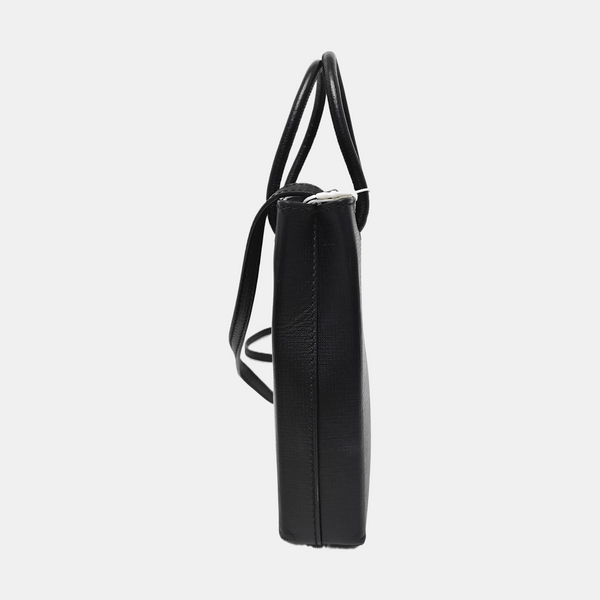 Shopping Bag Calfskin Black