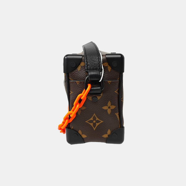 SOFT TRUNK Mini Monogram Coated Canvas Brown
