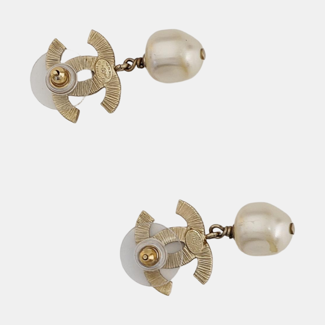 Metal Gold Stud Earrings