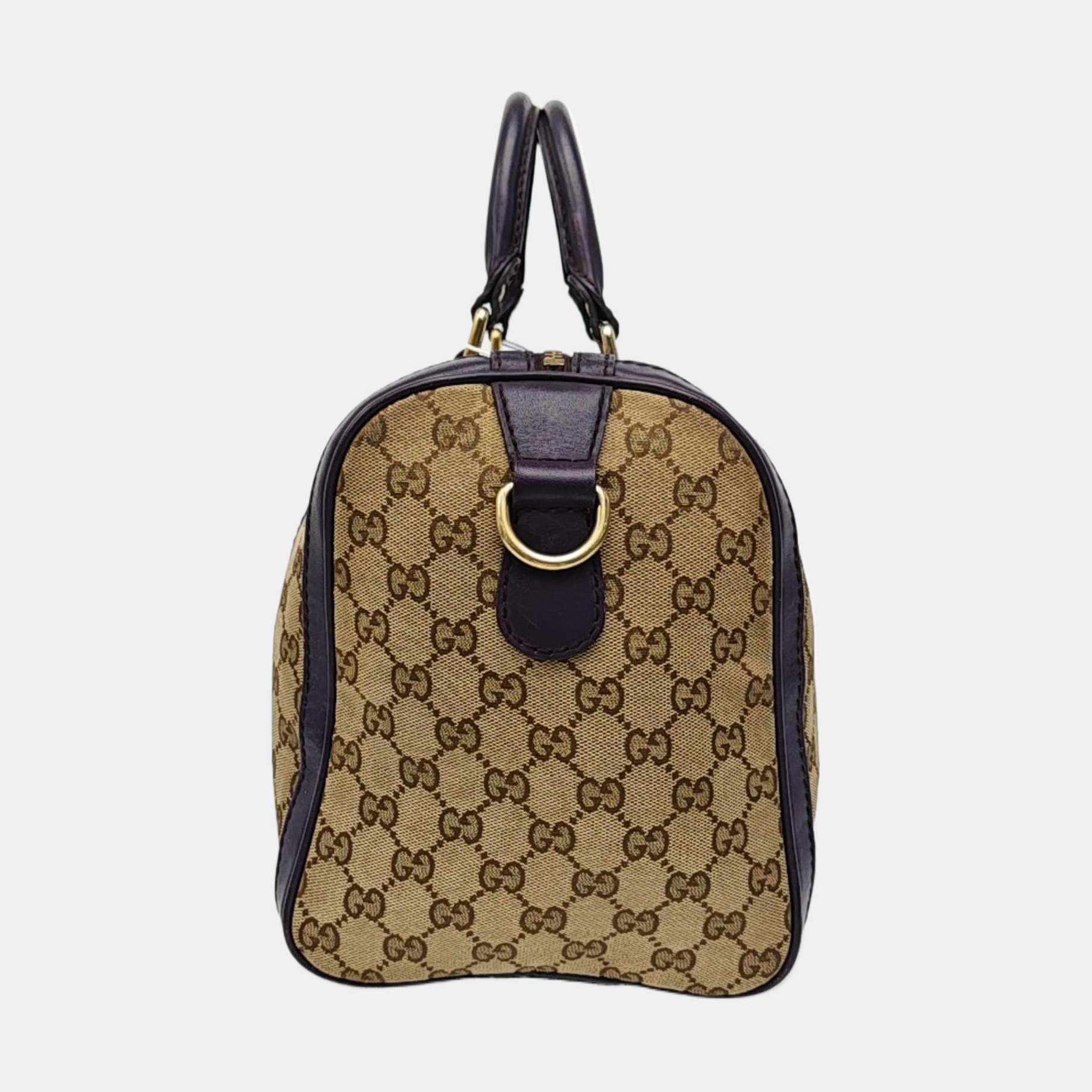 Boston Monogram Canvas Beige