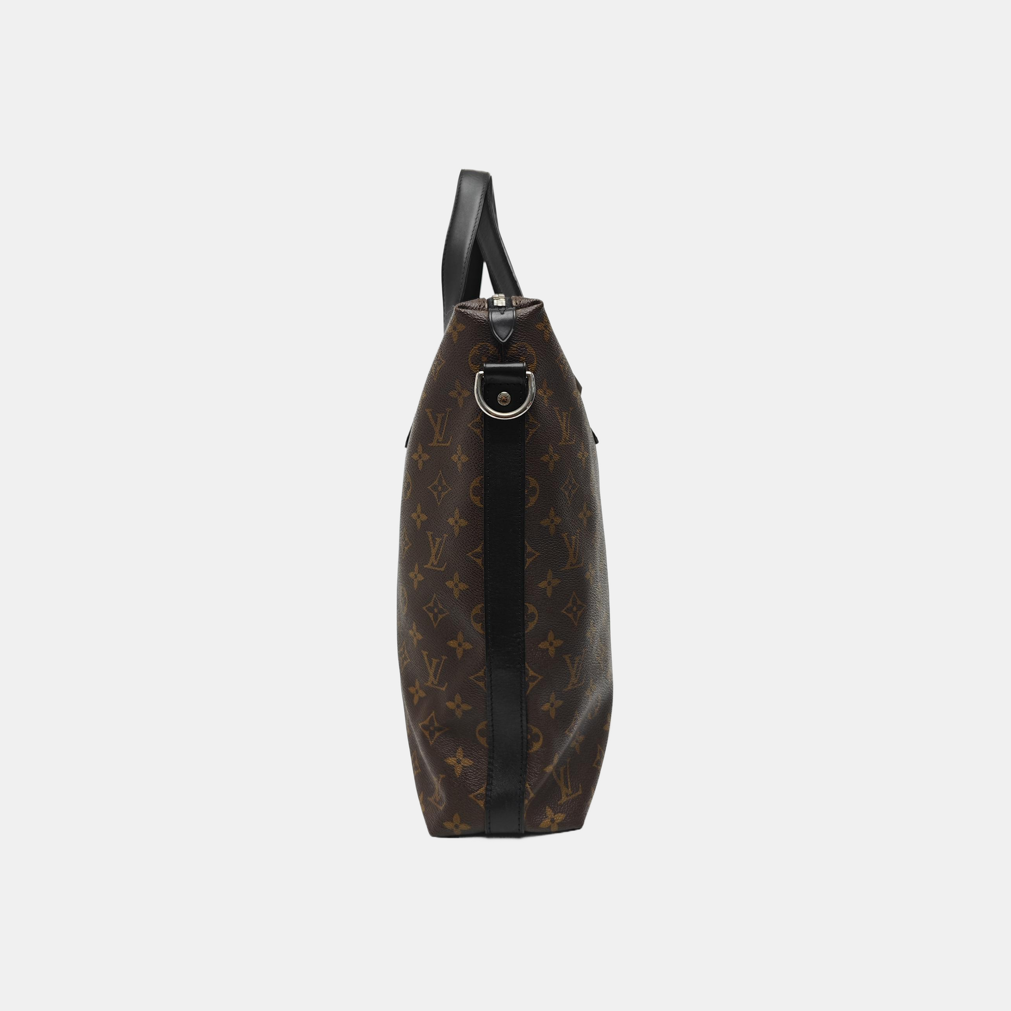 KITAN Monogram Coated Canvas Brown
