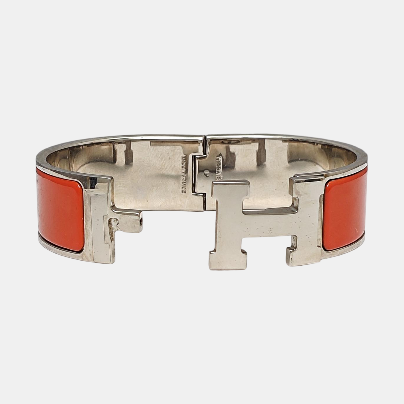 Clic Clac H Metal Orange Bangle