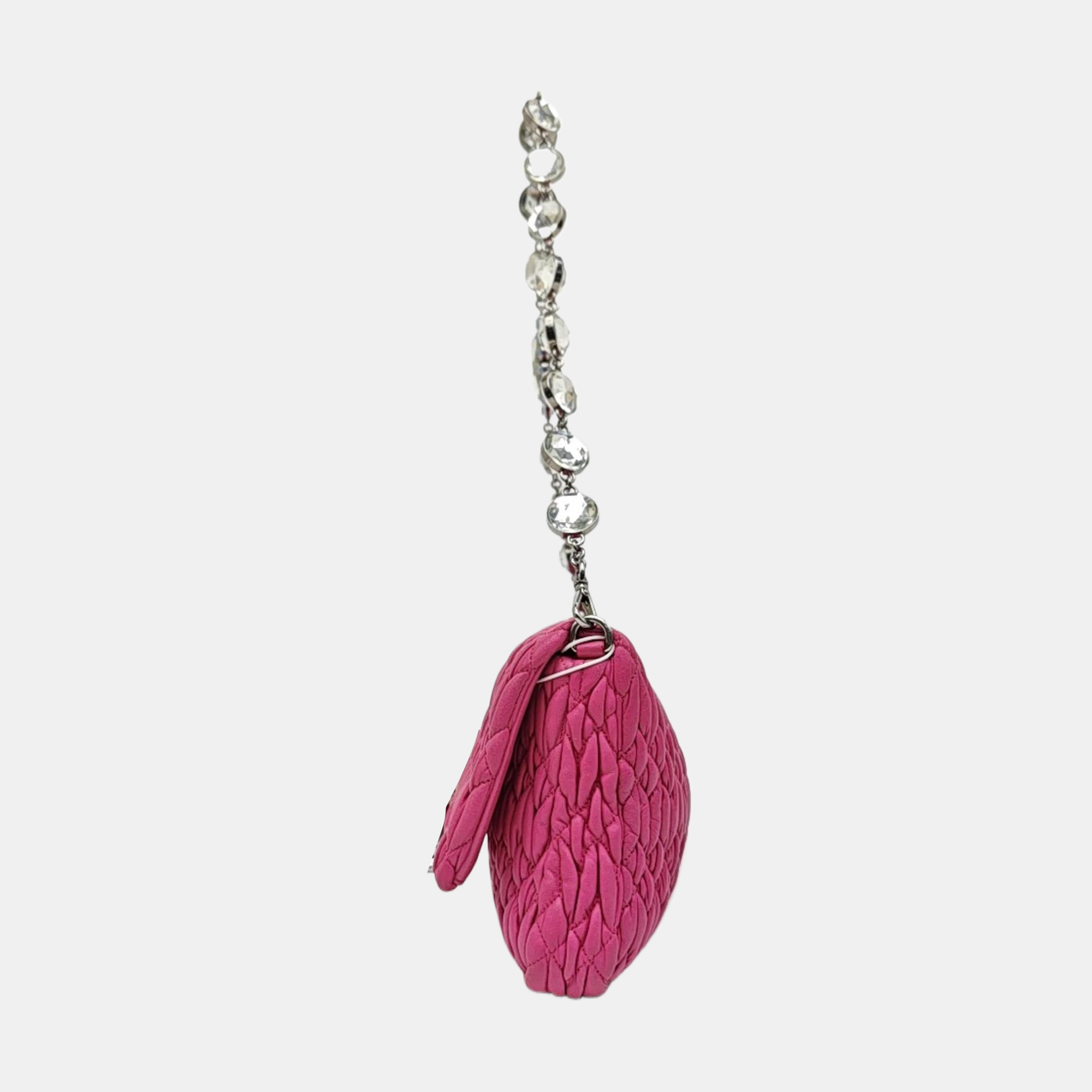 Crystal Quilted Lambskin Pink