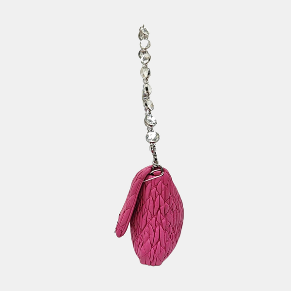 Crystal Quilted Lambskin Pink