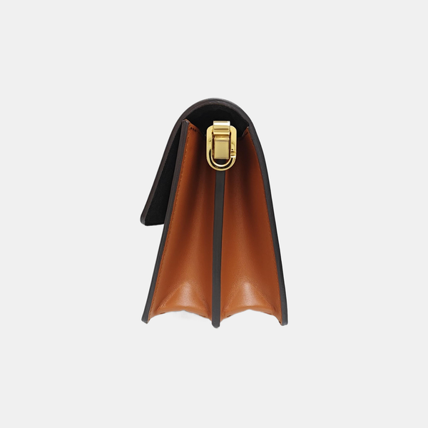 DAUPHINE MM Monogram Coated Canvas Brown
