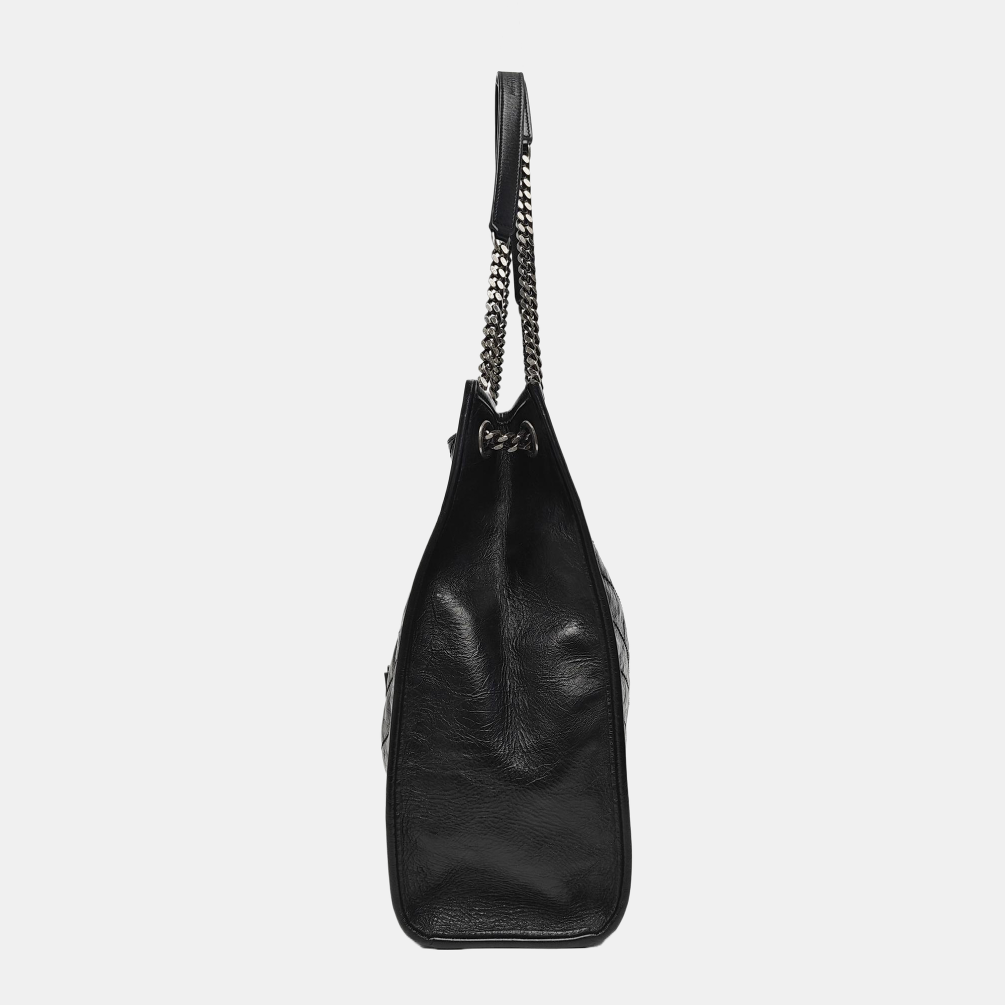 NIKI Quilted Calfskin Gray