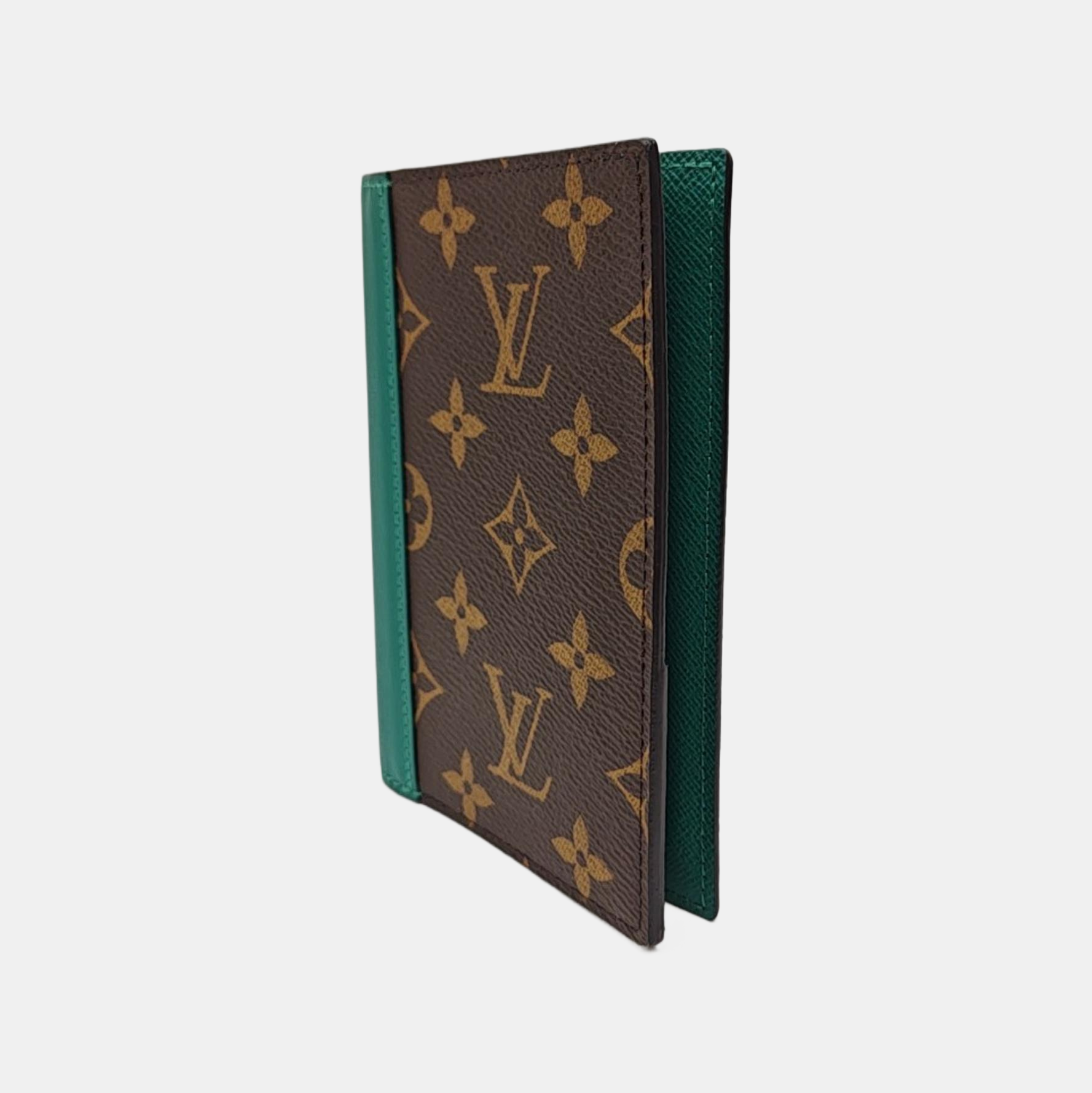 BRAZZA Monogram Coated Canvas Brown Wallet