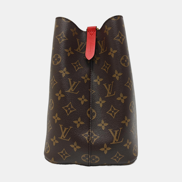 NÉONOÉ MM Monogram Coated Canvas Brown