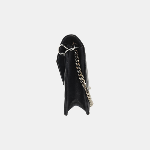 MONOGRAM WOC Chevron Calfskin Black