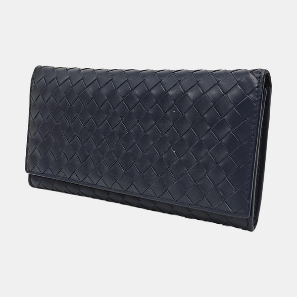 Calfskin Wallet Blue