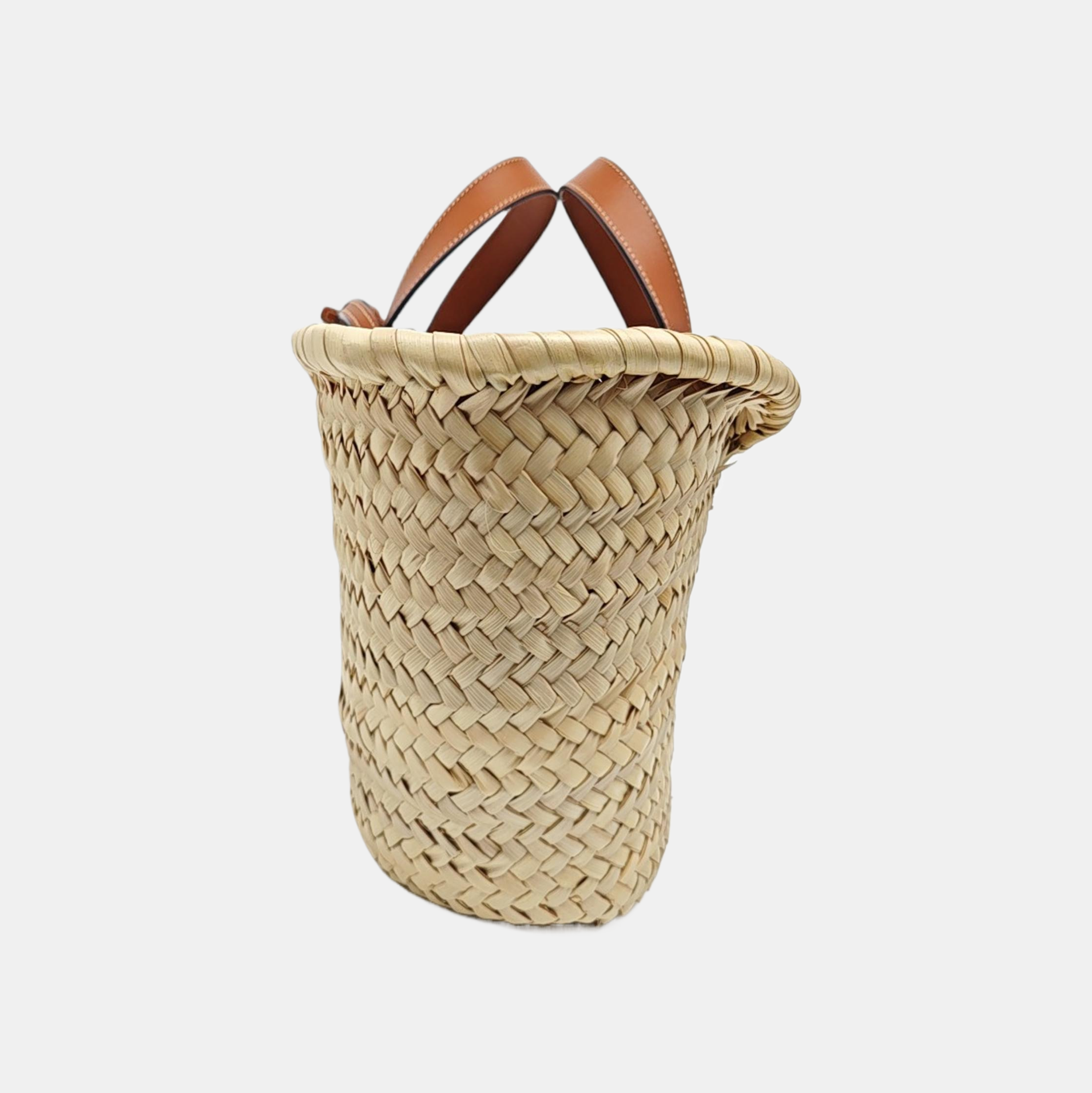 Straw Shoulder Bag Beige