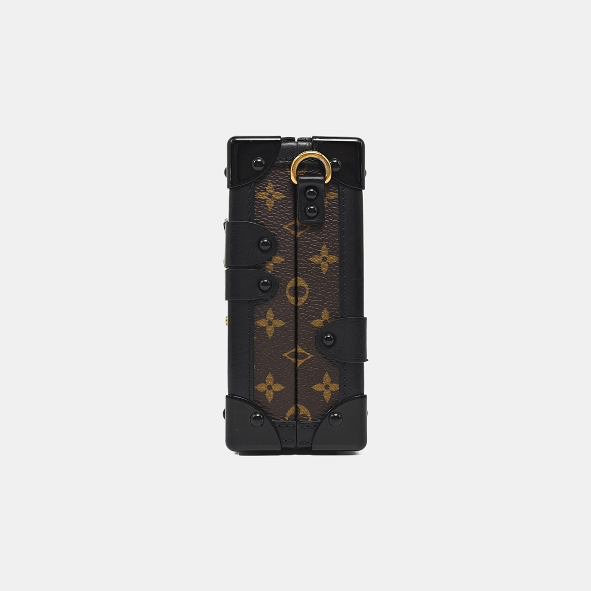 PETITE MALLE Monogram Coated Canvas Brown