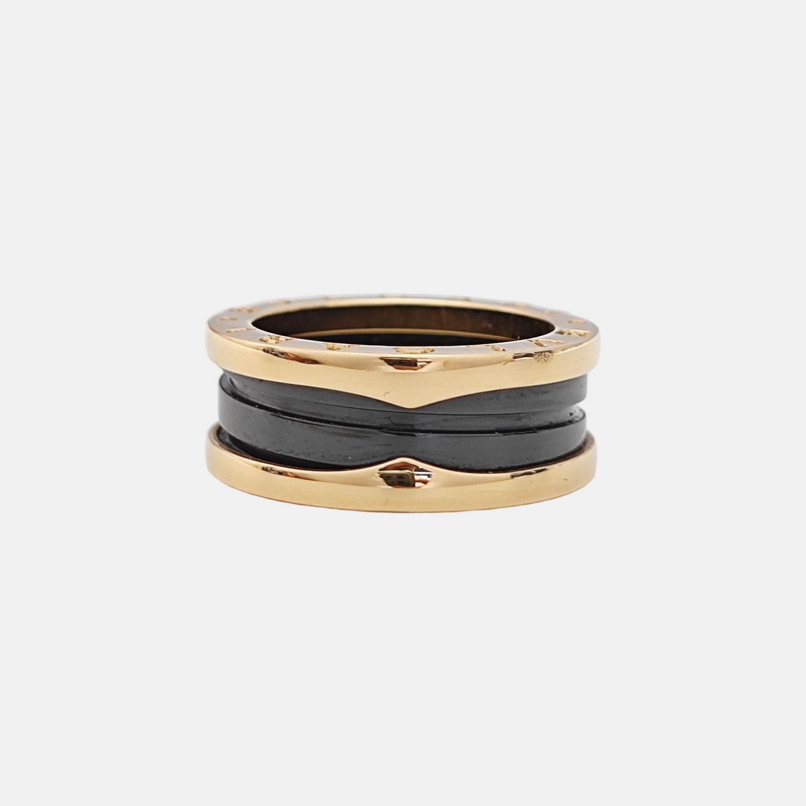 B.ZERO1 18k Rose Gold Ring EU 52