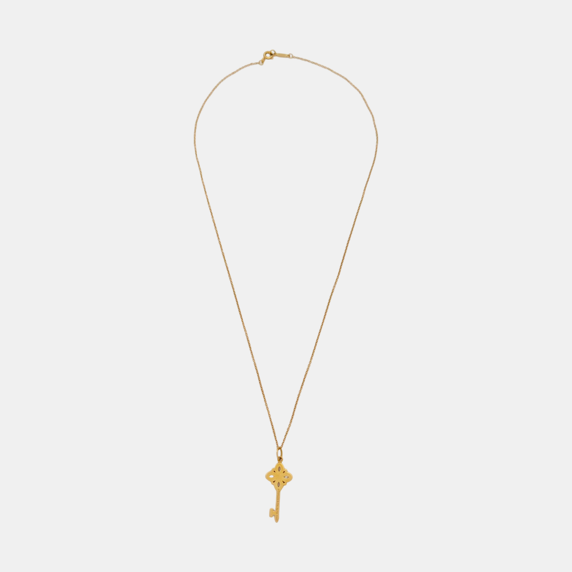 Tiffany Keys 18k Rose Gold Necklace