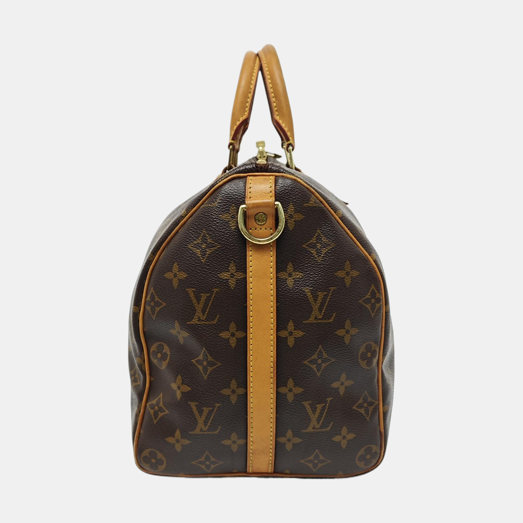 SPEEDY 35 Monogram Coated Canvas Brown