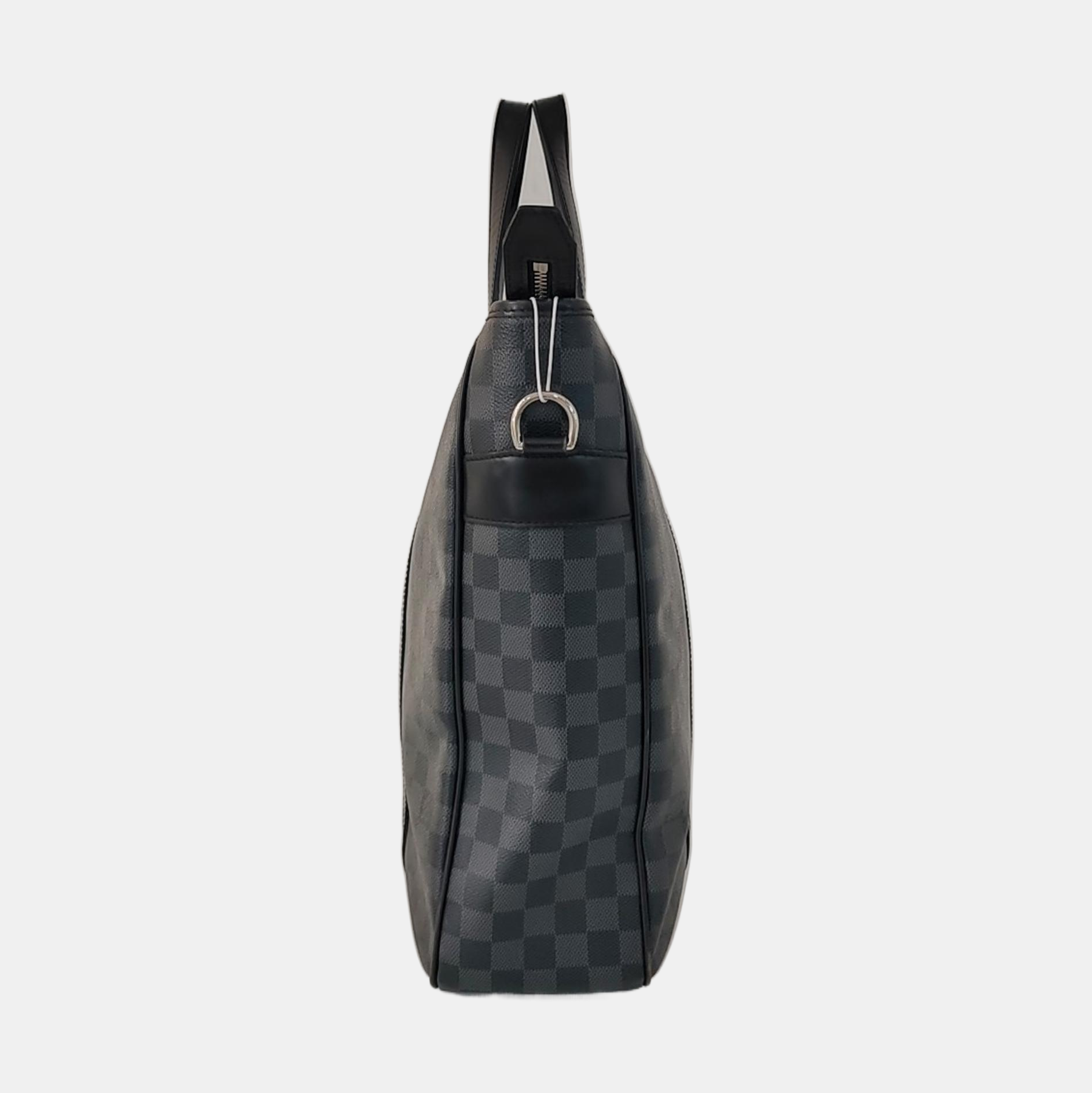 TADAO MM Damier Graphite Coated Canvas Gray