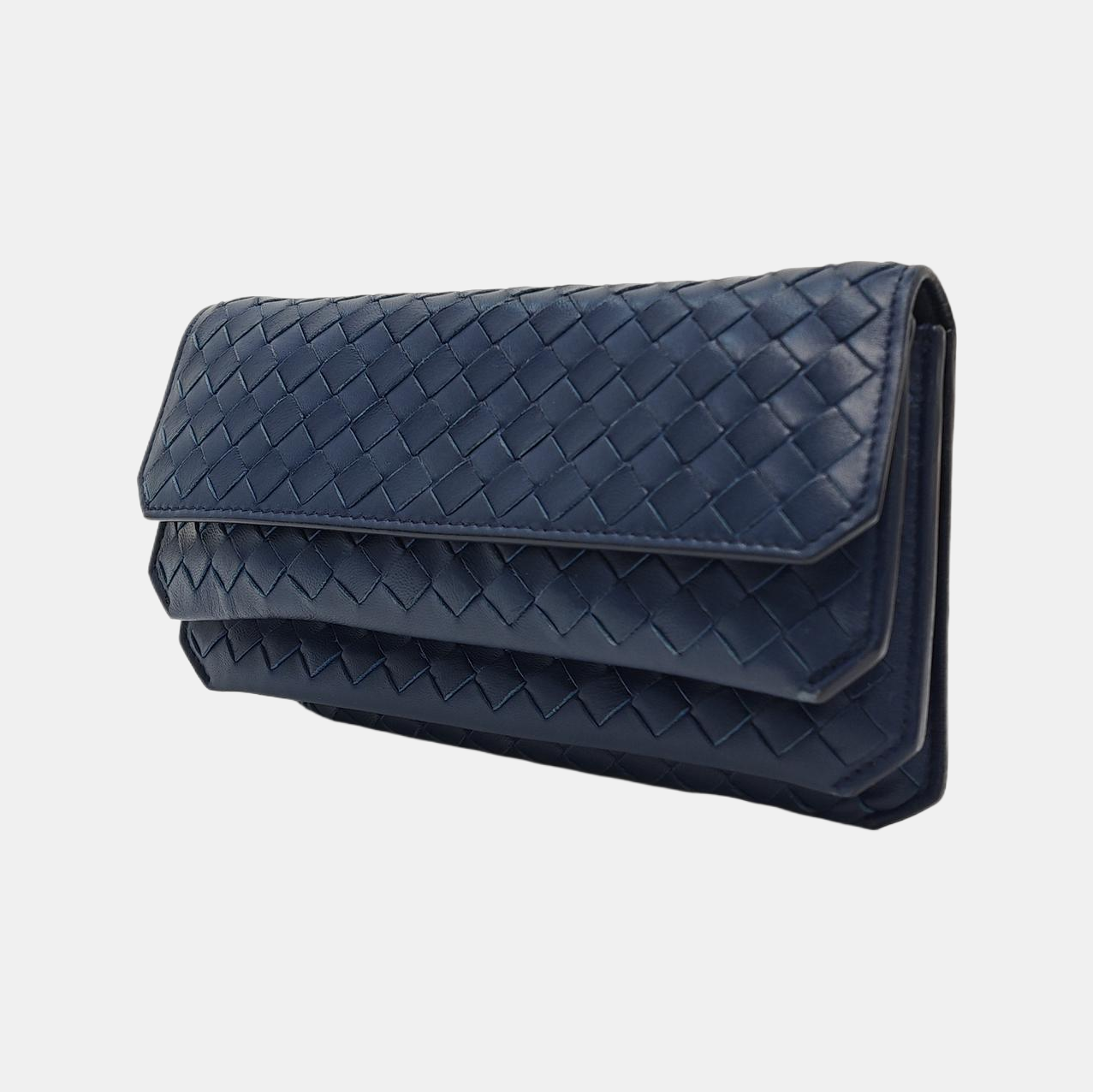 Calfskin Wallet Blue
