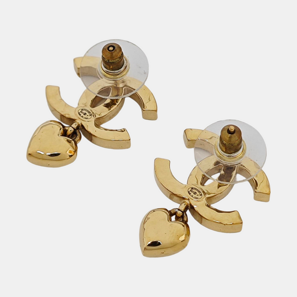 Metal Gold Stud Earrings