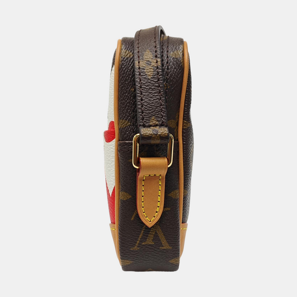 PANAME SET Monogram Coated Canvas Brown
