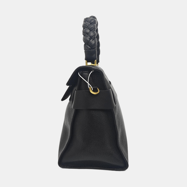 Calfskin Shoulder Bag Black