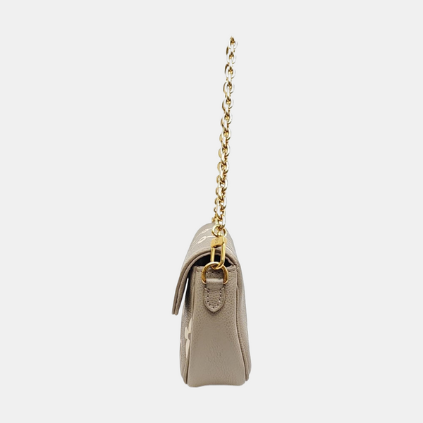 IVY Monogram Calfskin Gray