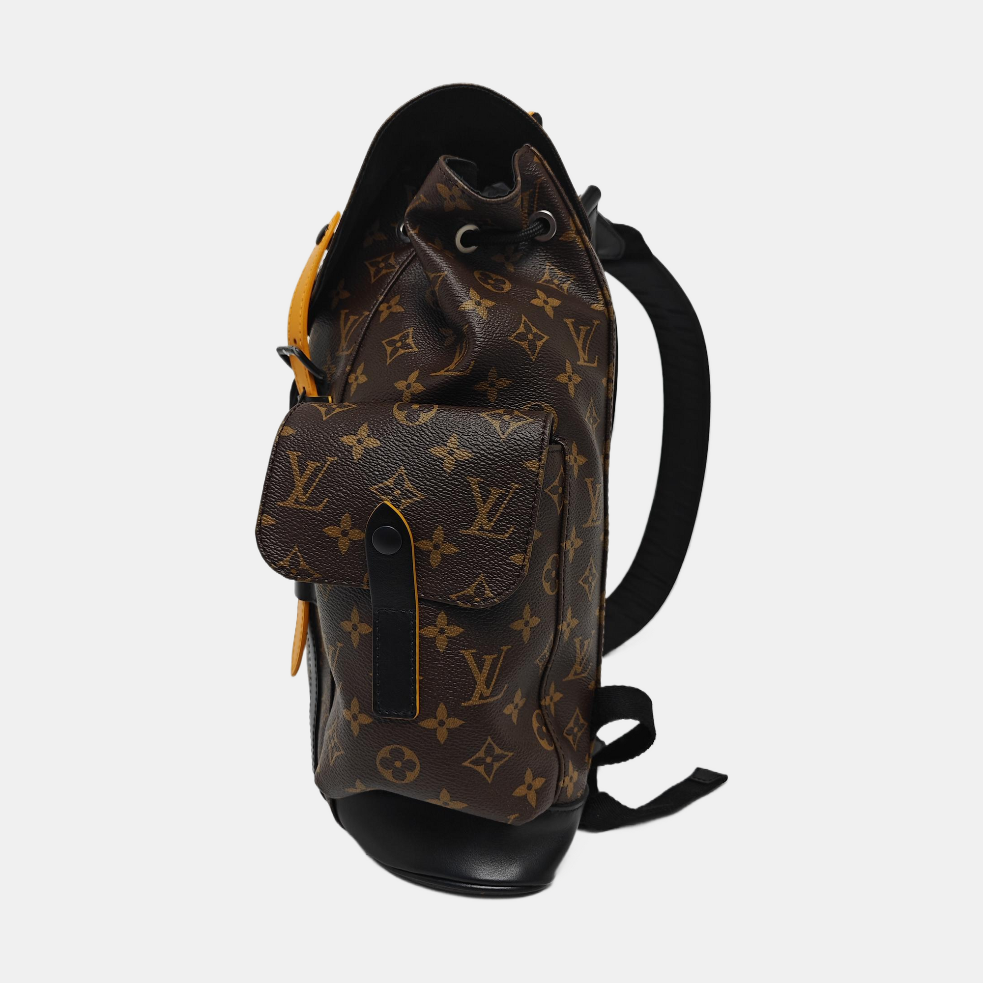 CHRISTOPHER PM Monogram Coated Canvas Brown