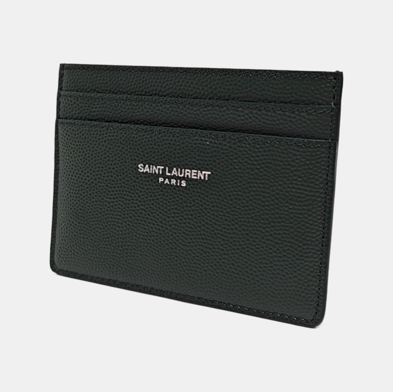 Calfskin Card Holder Green