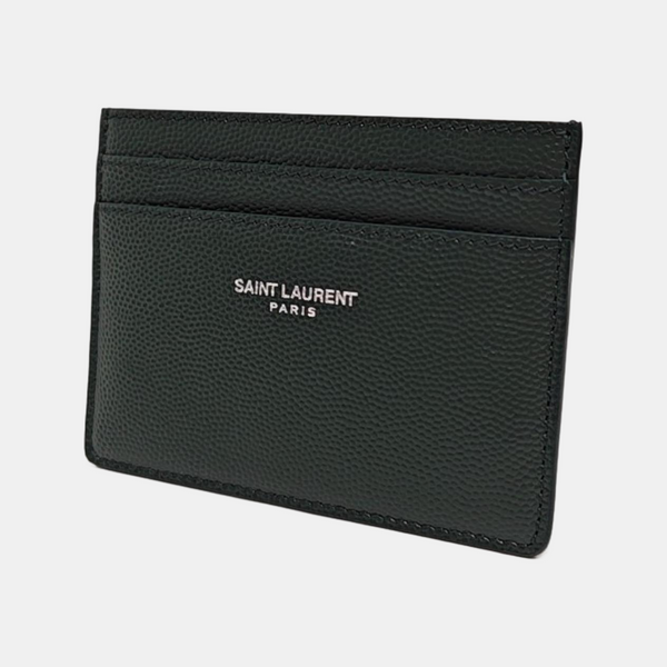 Calfskin Card Holder Green