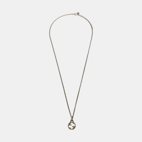 Interlocking G 925 Sterling Silver Necklace