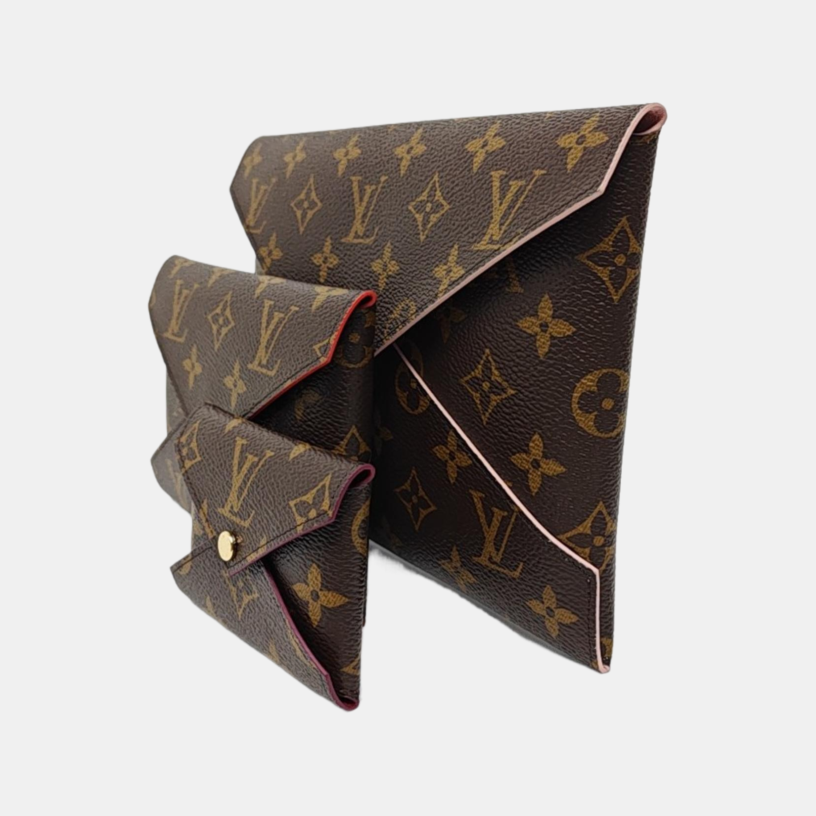 KIRIGAMI Monogram Coated Canvas Brown