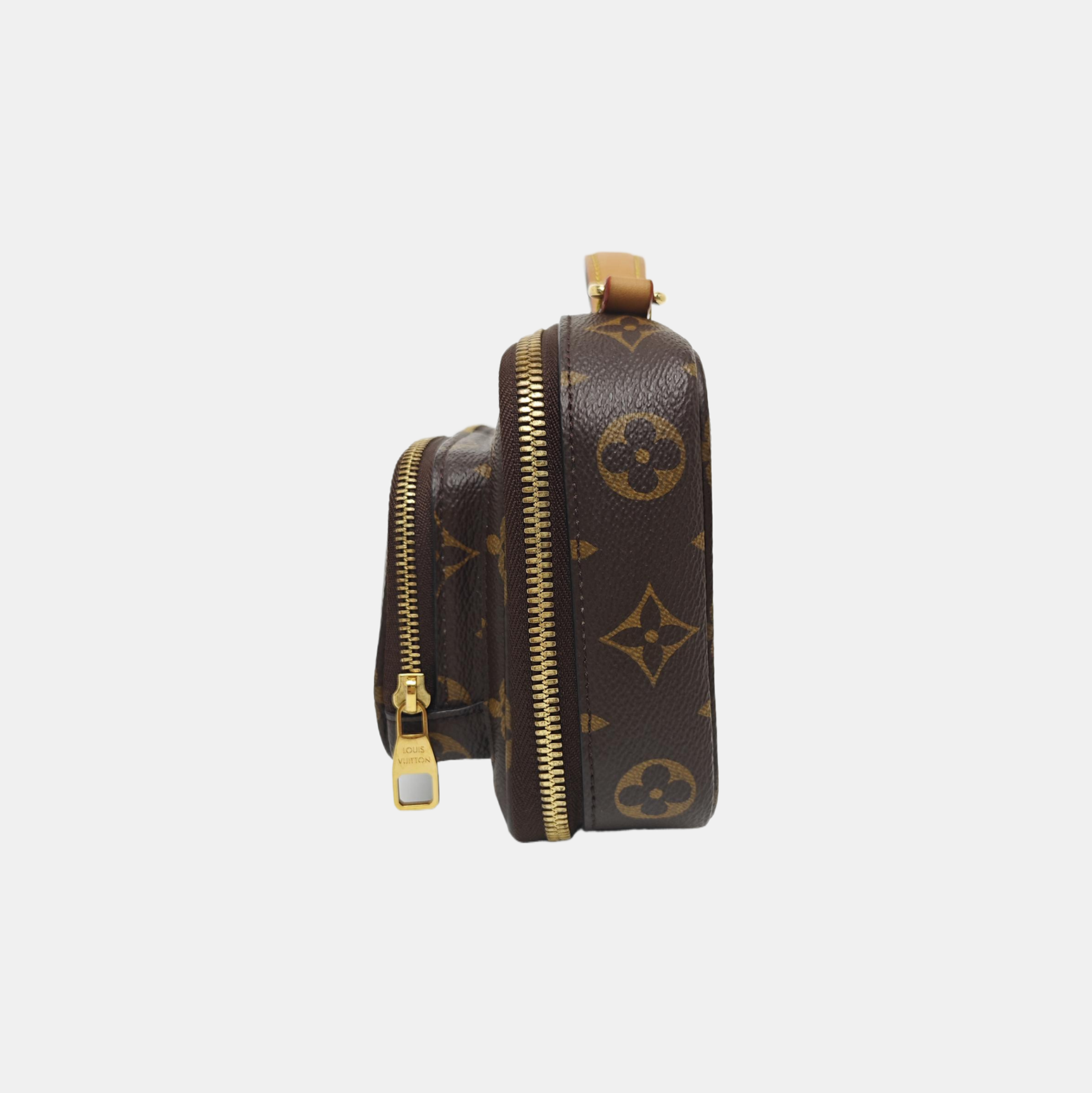 UTILITY Monogram Coated Canvas Brown