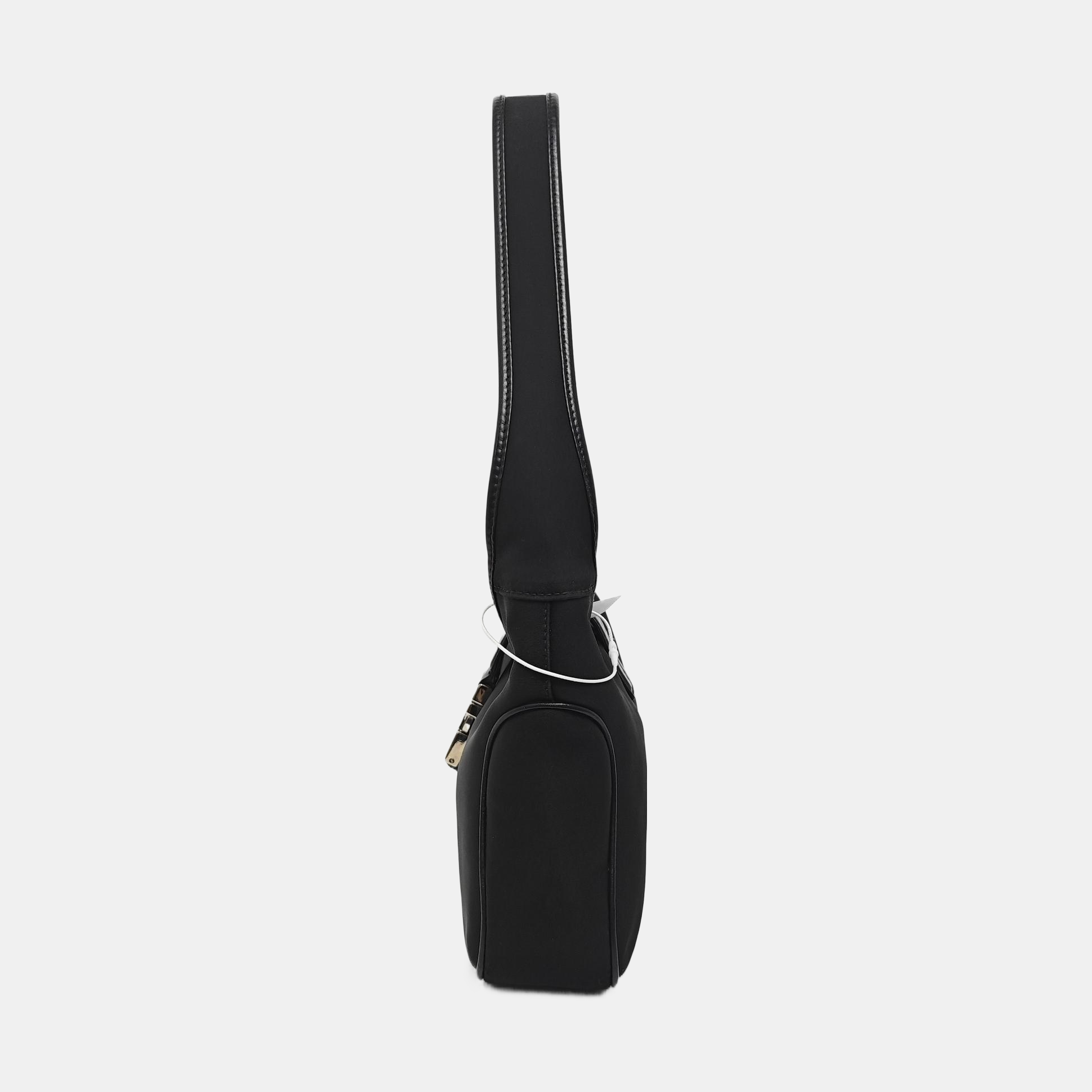 Nylon Shoulder Bag Black