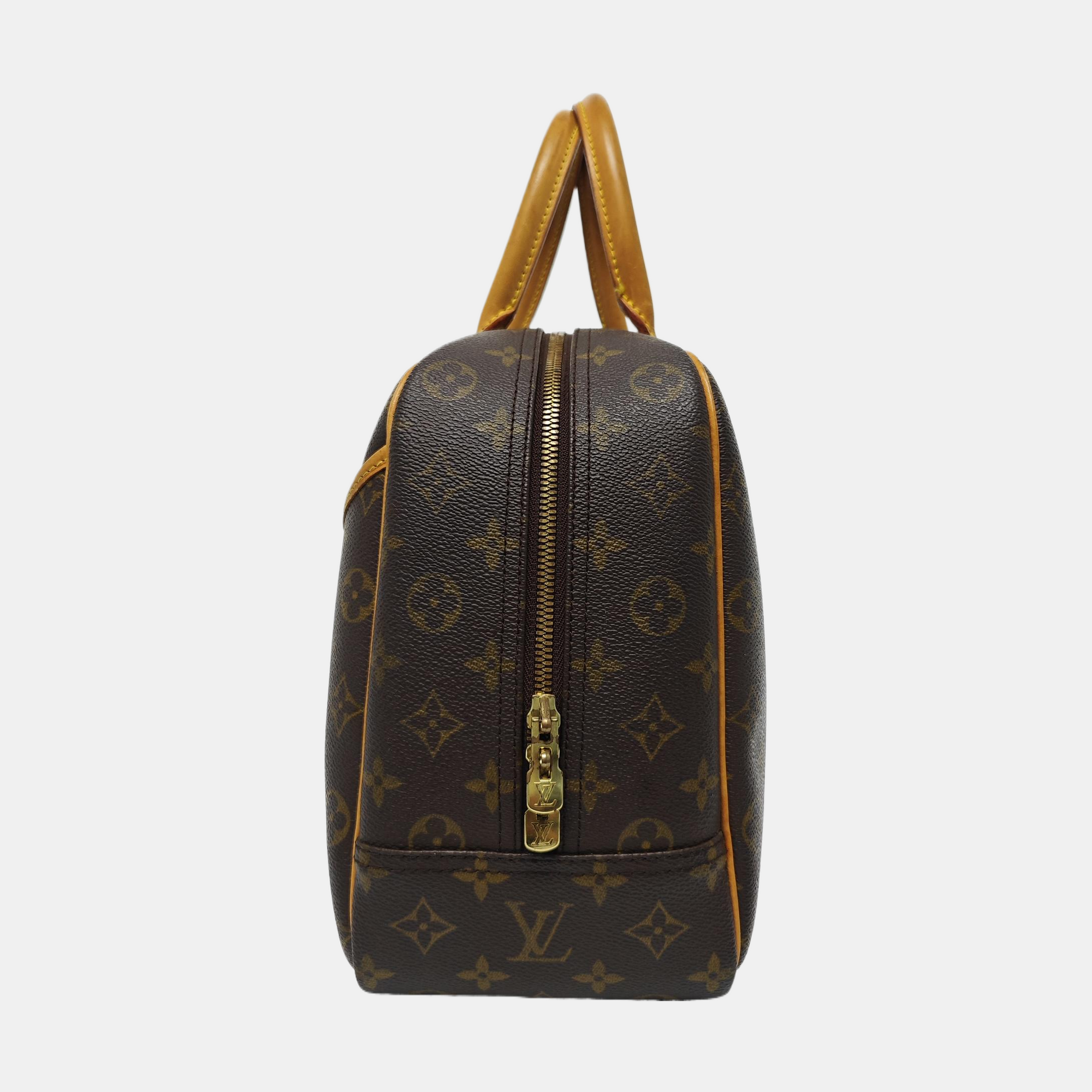 DEAUVILLE Monogram Coated Canvas Brown