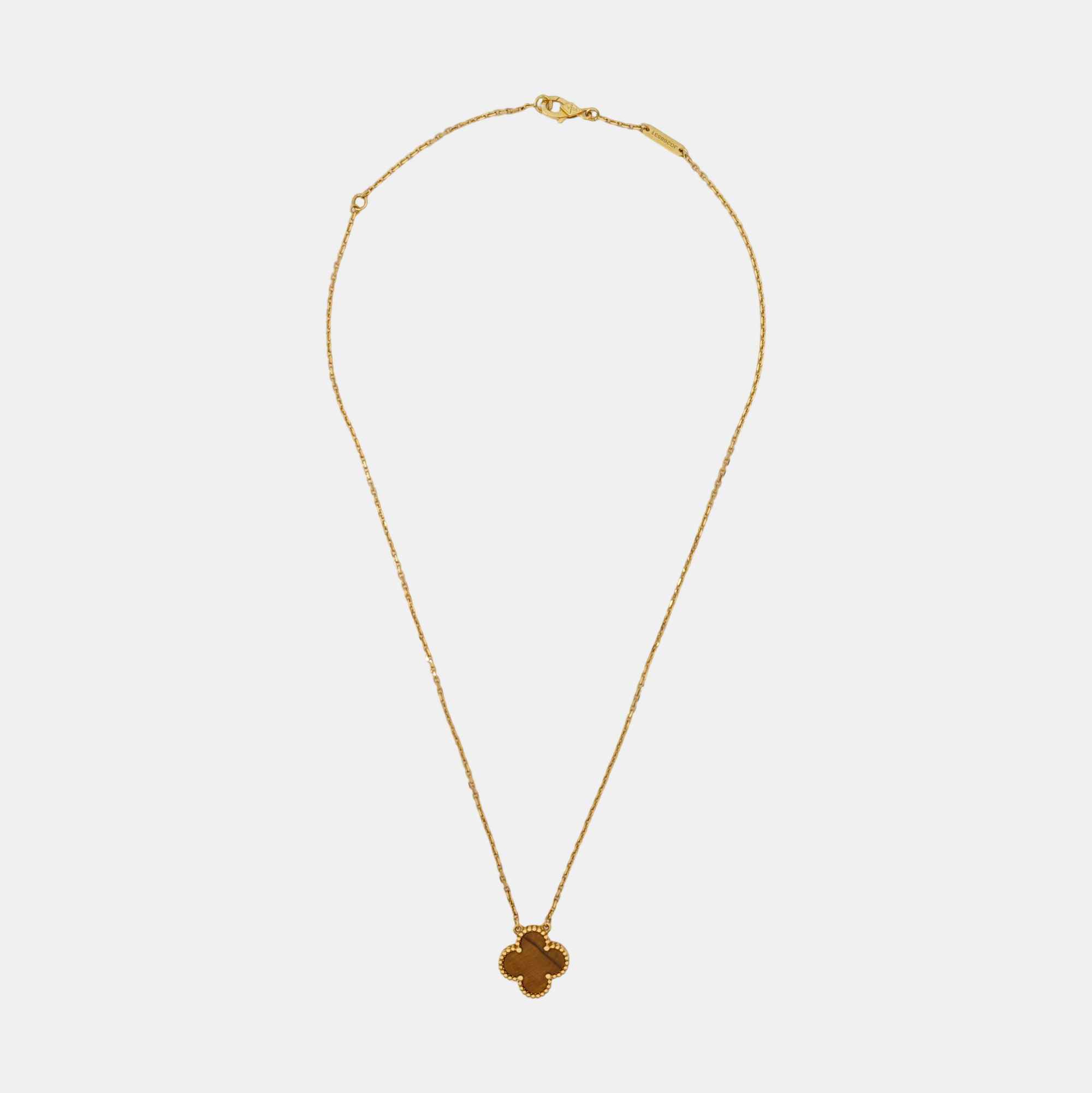 Vintage Alhambra 18k Gold Necklace