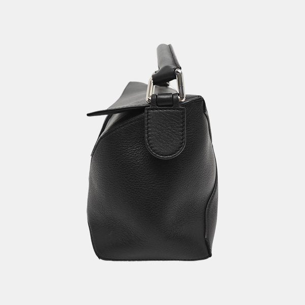 Puzzle Edge Small Calfskin Black