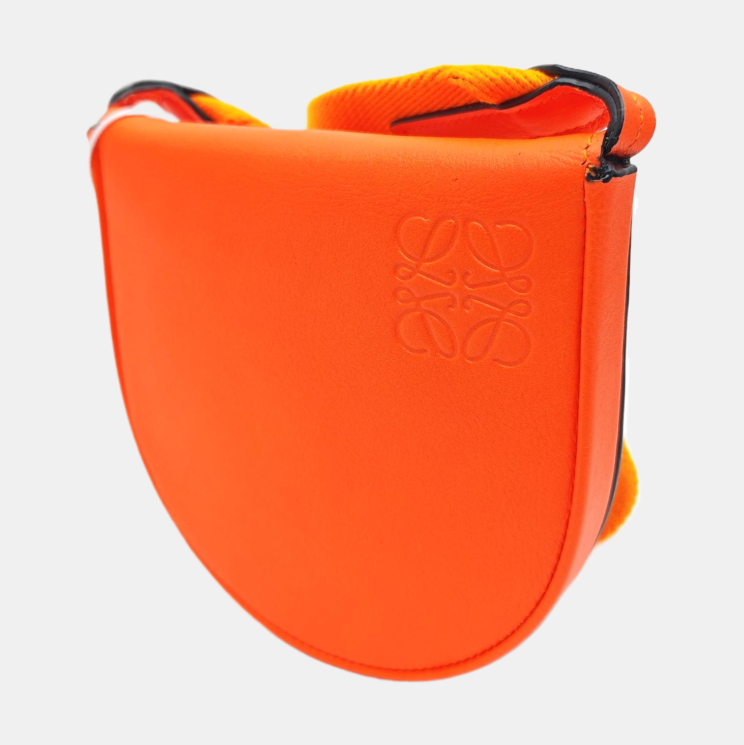 Heel Small Calfskin Orange