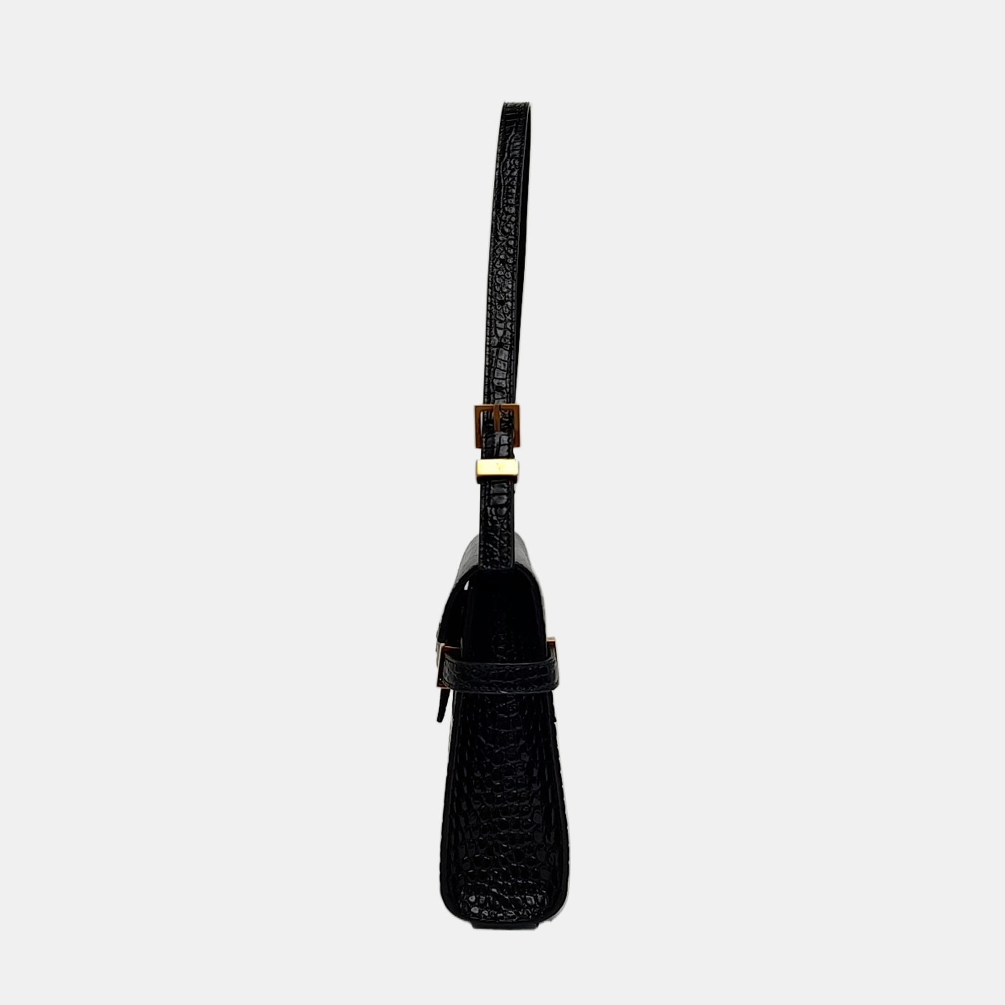 MANHATTAN Small Calfskin Black