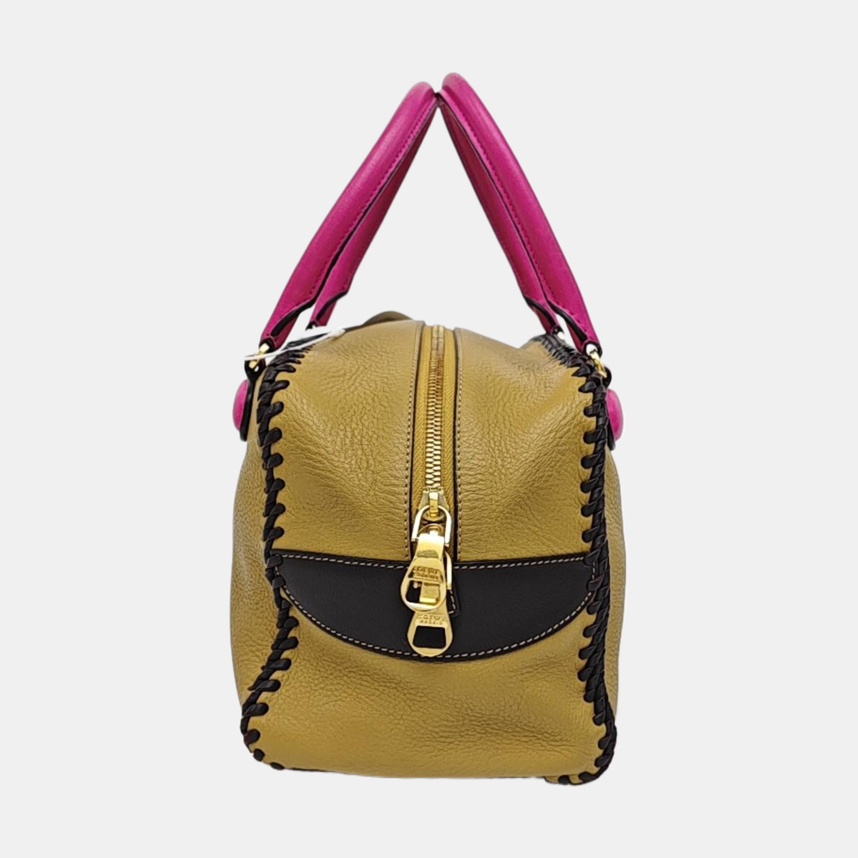 Calfskin Shoulder Bag Brown