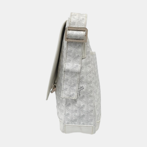 Belvedere Coated Canvas White