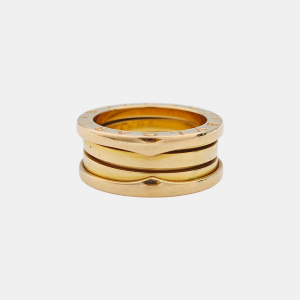 B.ZERO1 18k Rose Gold Ring EU 52