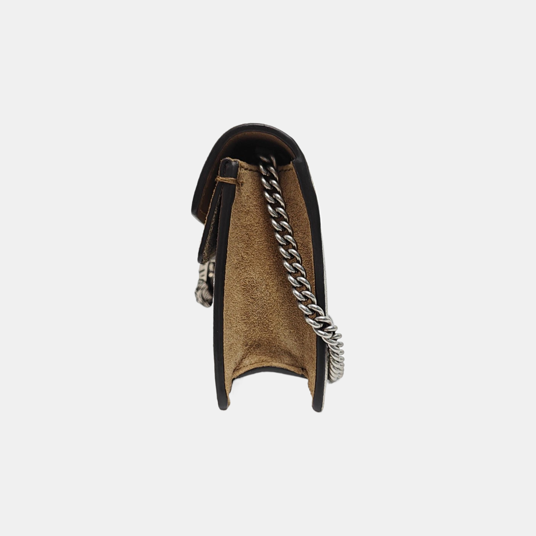 Dionysus Super Mini Monogram Coated Canvas Beige