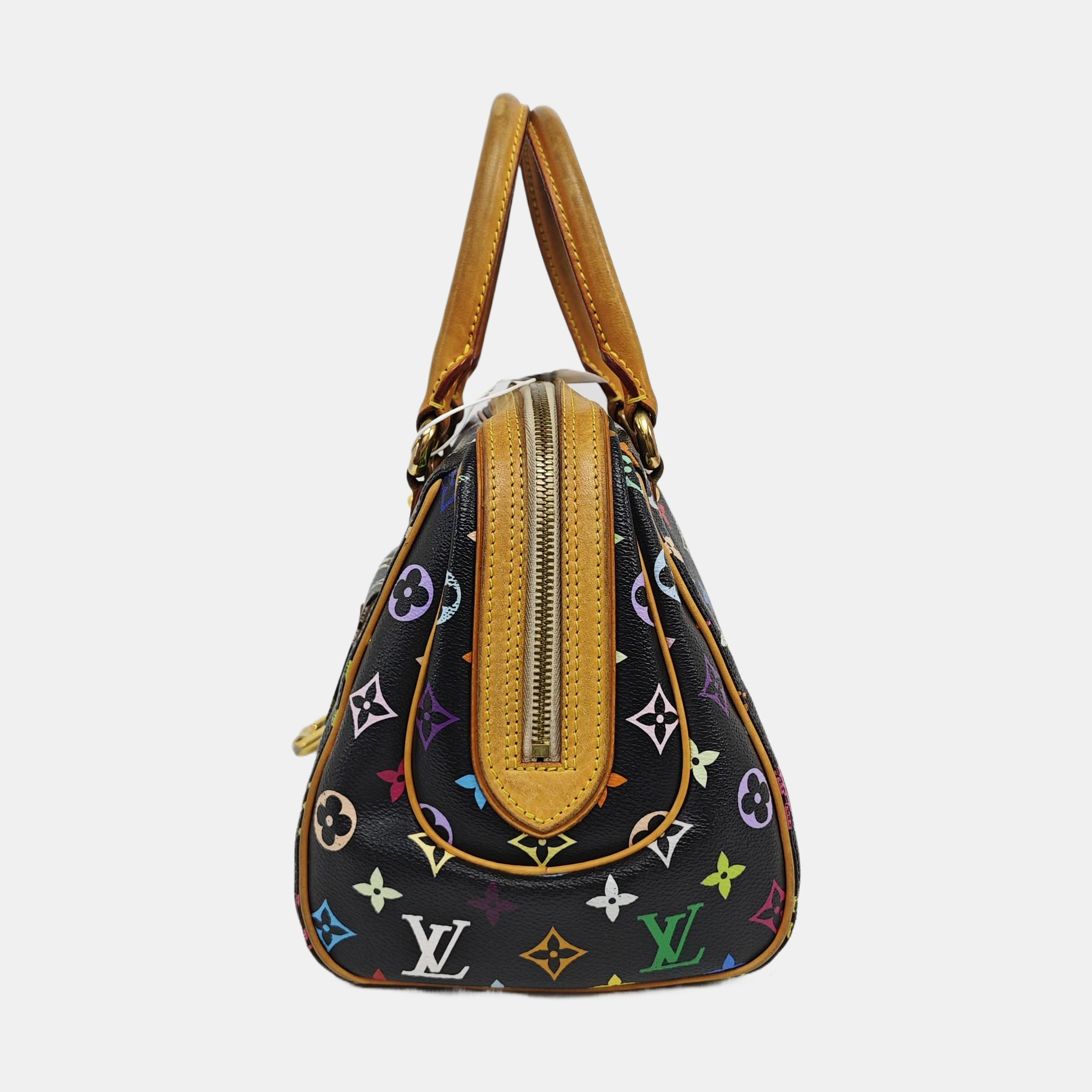 LV × TM PRISCILLA Monogram Coated Canvas Black