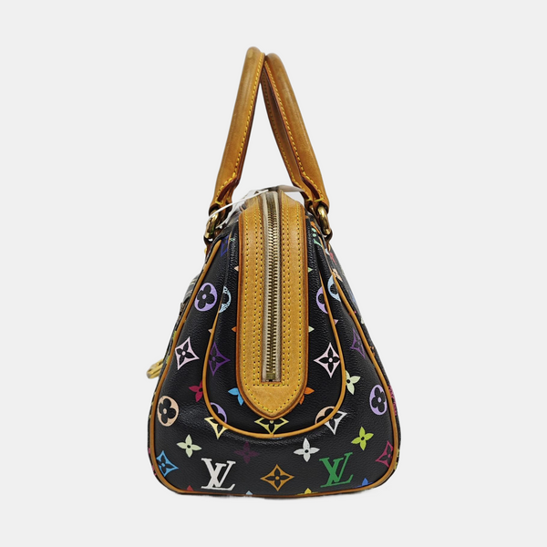 LV × TM PRISCILLA Monogram Coated Canvas Black