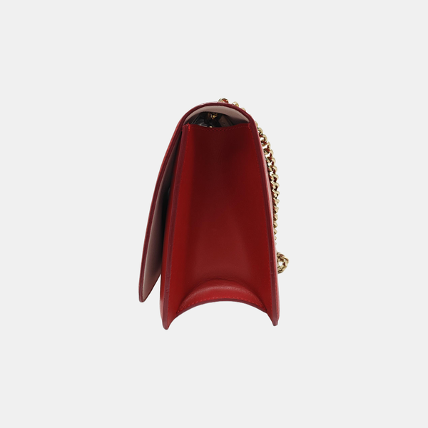 Vara Quilted Patent Leather Red