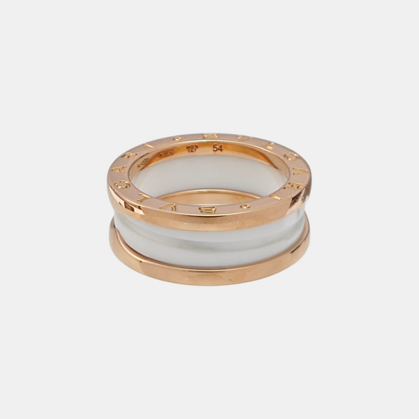 B.ZERO1 18k Rose Gold Ring EU 54