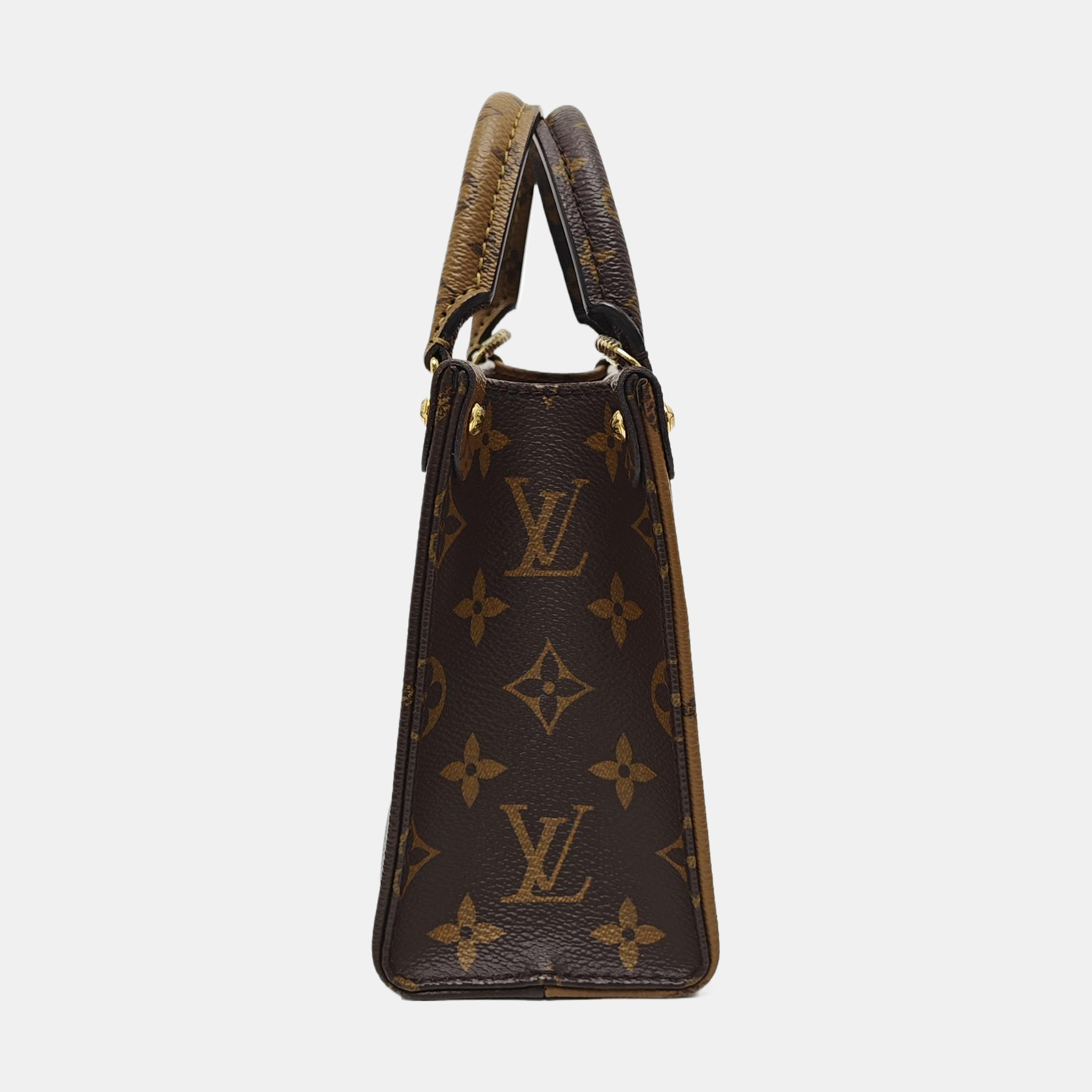 ONTHEGO BB Monogram Coated Canvas Brown