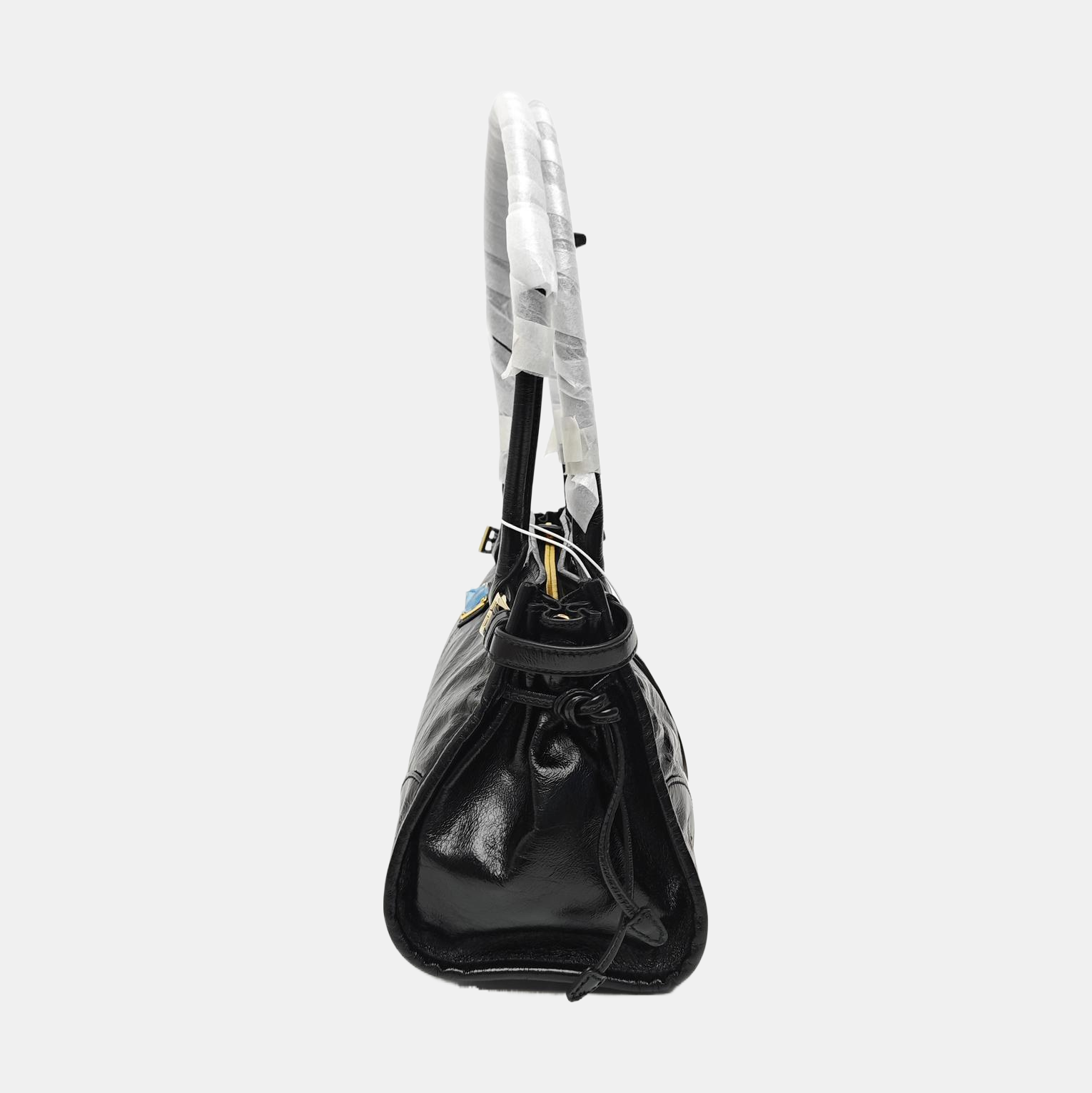 Bonnie Medium Patent Leather Black