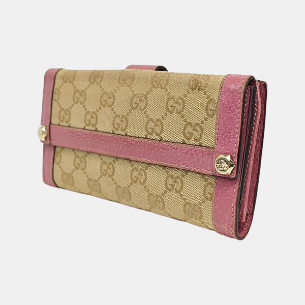 Monogram Canvas Wallet Brown