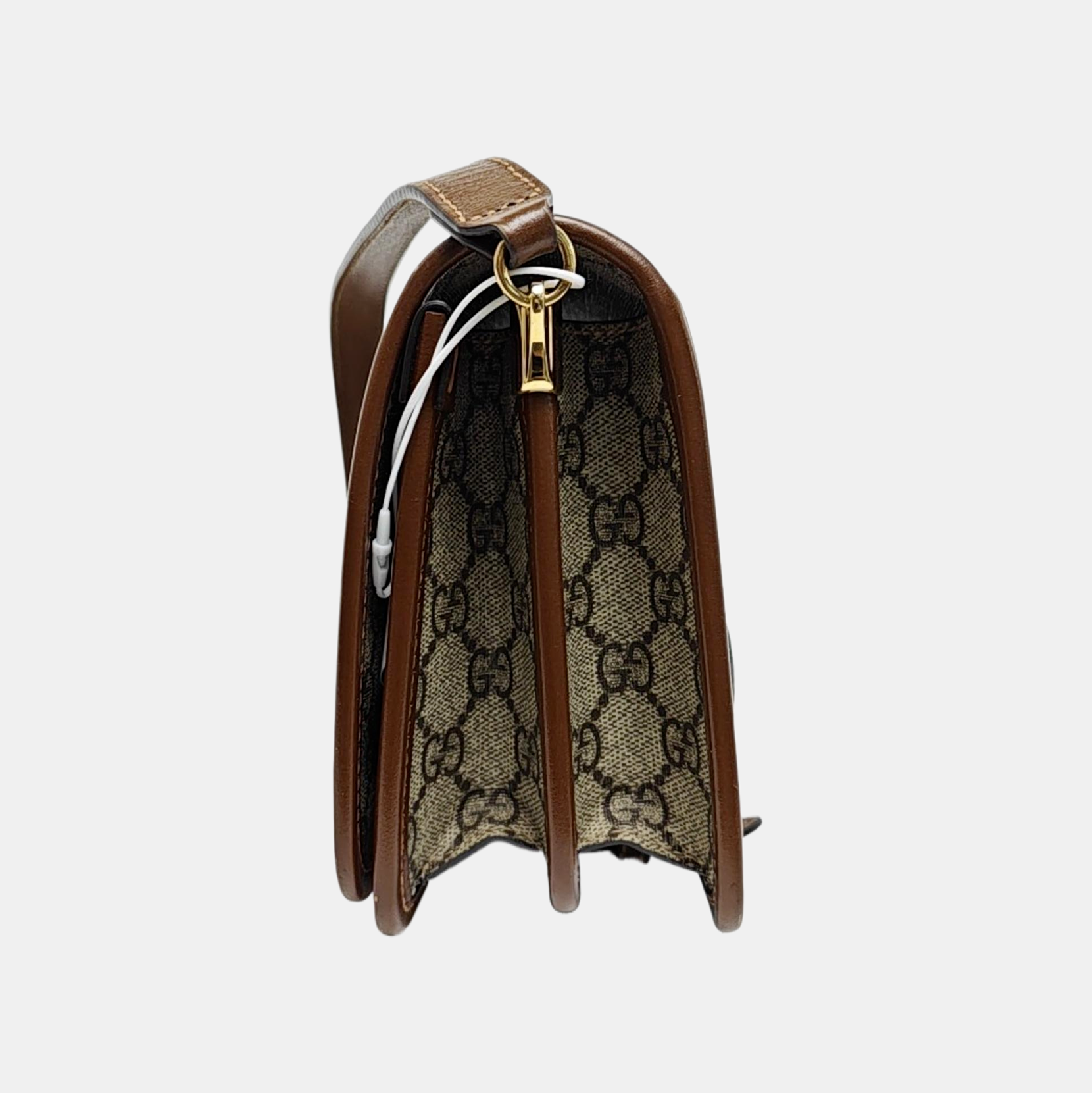 Retro Mini Monogram Coated Canvas Beige