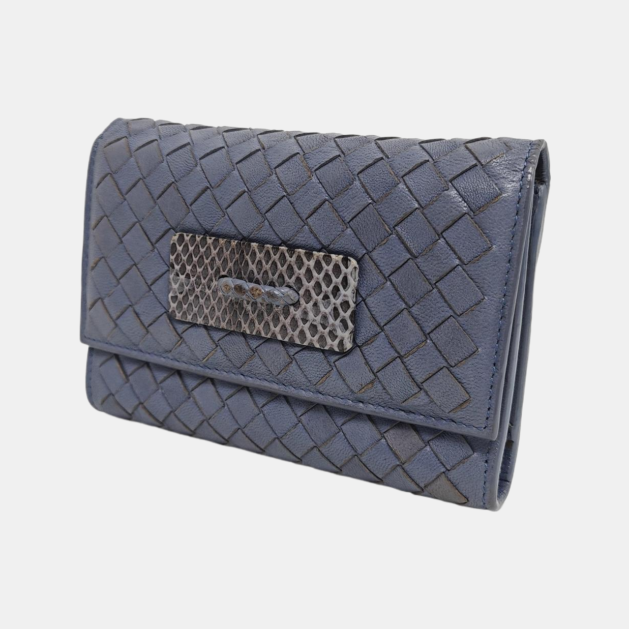 Calfskin Wallet Blue